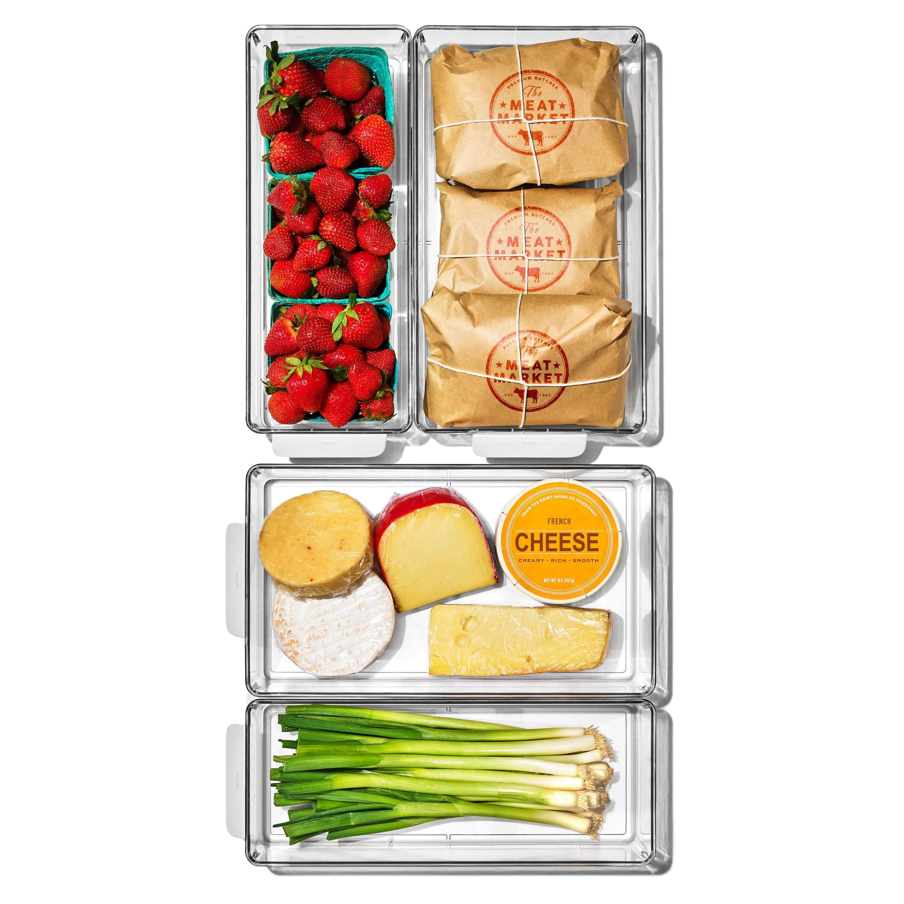 GG 4 Piece Fridge Bin Starter Set