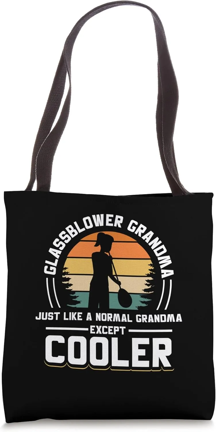 Glassblower Grandma Glassblowing Grandmother Retro Women Tote Bag
