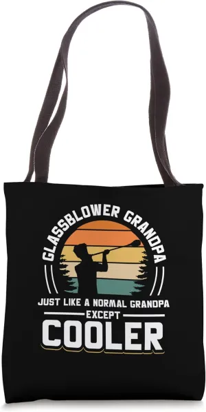 Glassblower Grandpa Vintage Men Glassblowing Grandfather Tote Bag