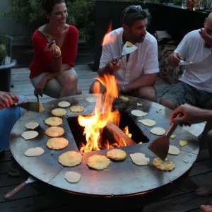 Goanna Fire Pit 100cm & Ringgrill BBQ