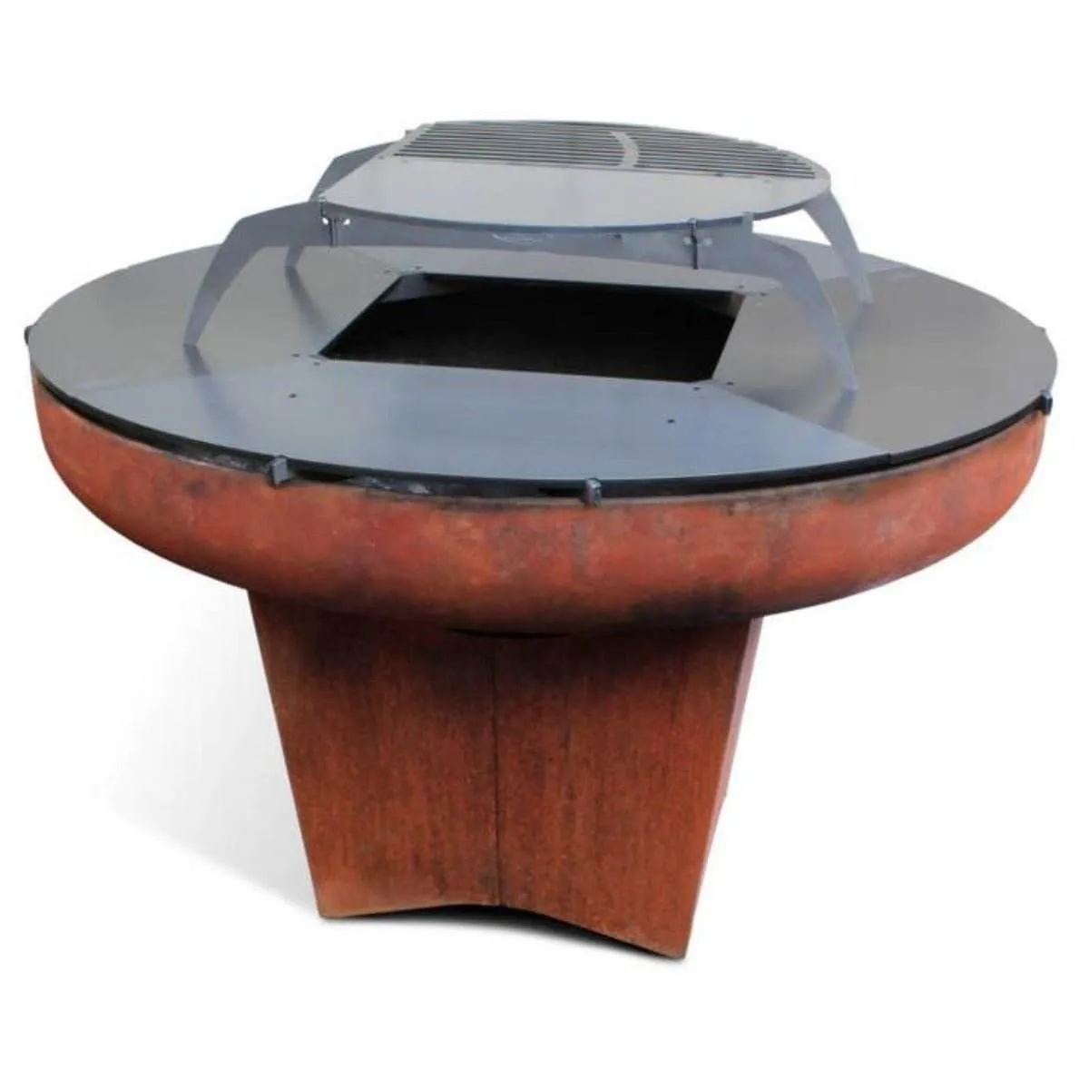 Goanna Fire Pit 100cm   Ringgrill BBQ & Barramundi Complete Kit