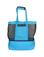 Good Vibes 2-In-1 Beach and Cooler Bag - Blue