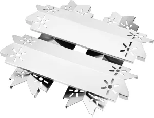 Grill Heat Plate, for Nexgrill Replacement Parts, Stainless Steel Grill Heat Shield, Grill Burner Covers, for 4 Burner Home Depot Nexgrill 720-0830H 720-0864, 720-0888 Parts (4 Pack)