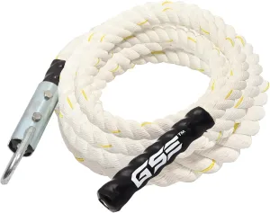 GSE Games & Sports Expert Gym Climbing Rope, Polyester Workout Rope for Indoor/Outdoor and Home Workouts, Great for Climbing Exercises, Strength Training - 6,10,15,20,25,30 Feet Lengths Available