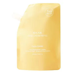 HAAN Hand Cream Refill Bag Nourishing Moisturizer for Dry, Cracked Hands, 96% Natural Ingredients - Coco Cooler - 5.07 fl. oz