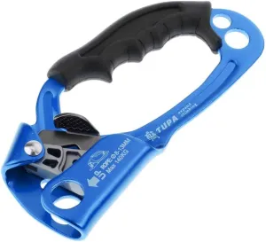 Hand Ascender Rock Climbing Tree Arborist Rappelling Gear Equipment Rope Clamp for 8~13MM Rope, Blue Right Hand, 22x8.6cm