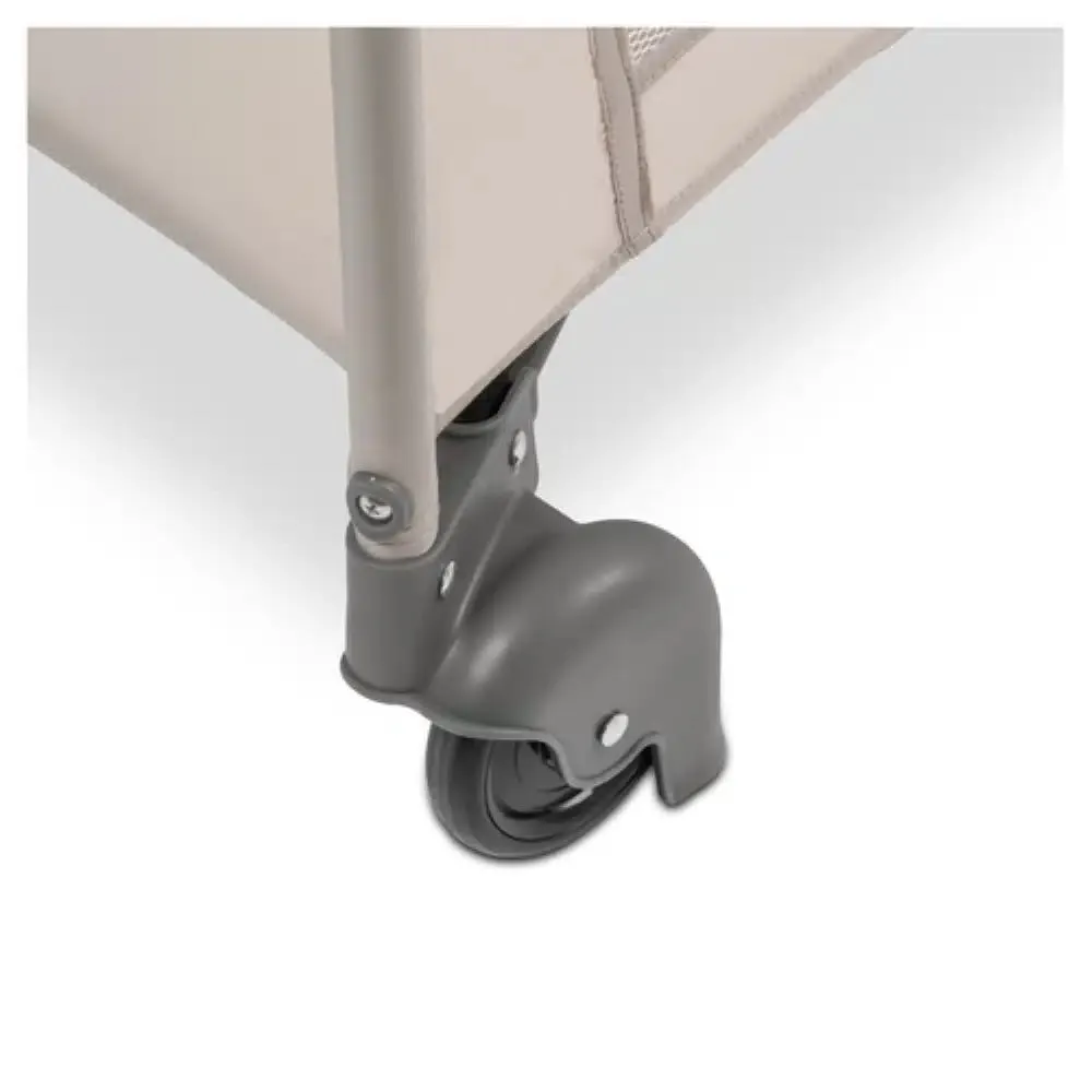 Hauck Dream N Play Go Travel Cot – Pooh Rainbow Beige