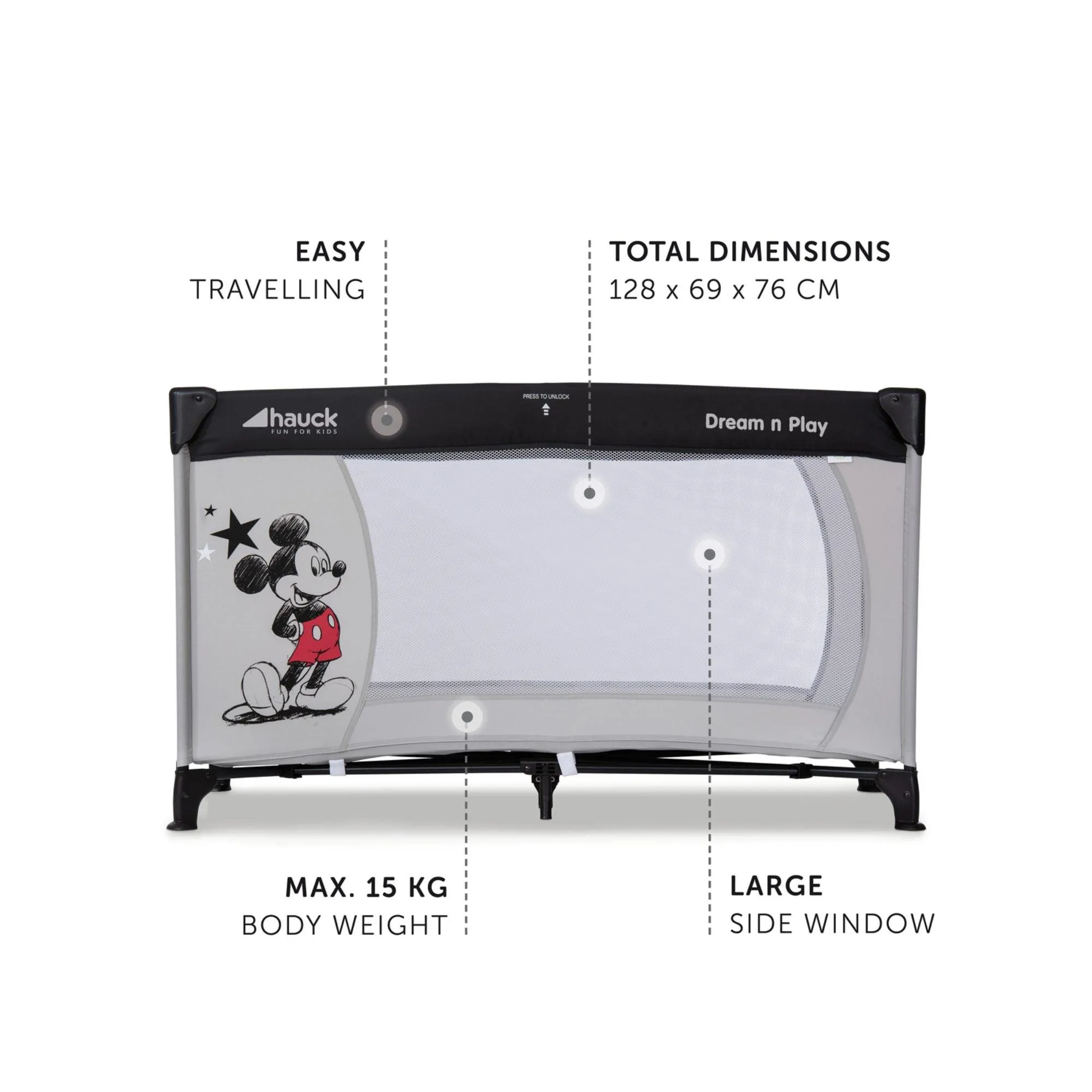 Hauck Dream n Play Travel Cot