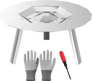 Heat Deflector for Solo Stove Bonfire 19.5", Heat Deflector for Solo Stove Bonfire Accessory with 3 Detachable Legs, Boost Warmth and Efficiency with Premium Stainless Steel Design