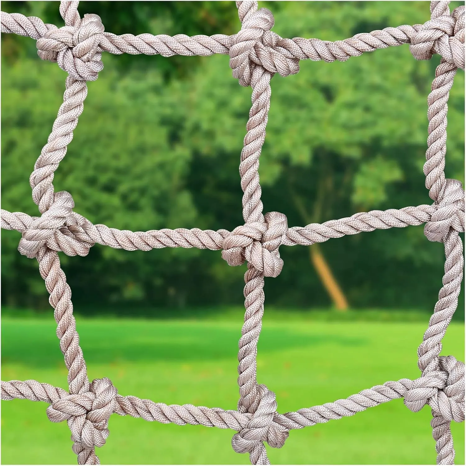 Heavy Duty Climbing Cargo Net Cargo Rope Ladder Truck Trailer Fence Netting Rope Safety Protection Net for Stair Balcony Railing Indoor/Outdoor,3.3FTx9.8FT
