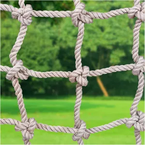 Heavy Duty Climbing Cargo Net Cargo Rope Ladder Truck Trailer Fence Netting Rope Safety Protection Net for Stair Balcony Railing Indoor/Outdoor,3.3FTx9.8FT