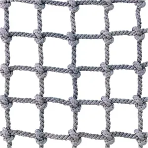 Heavy Duty Climbing Net Climbing Net Playground Climbing Net Rope Climbing Net Indoor Outdoor(Size:8 mm,Color:3.3x3.3ft)