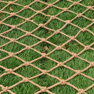 Heavy Duty Climbing Rope Net 1x5m, 16mm Thick Playground Safety Net, Tree House Rope Ladder, Outdoor Cargo Hammock for Climbing and Play