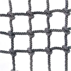 Heavy Duty Climbing Safety Net for Playground,Balcony Stair Railing Safety Protection Net,Rope Ladder,Swingset,for Indoor & Outdoor,Treehouse,Jungle Gyms(Size:6.5x19.7ft)