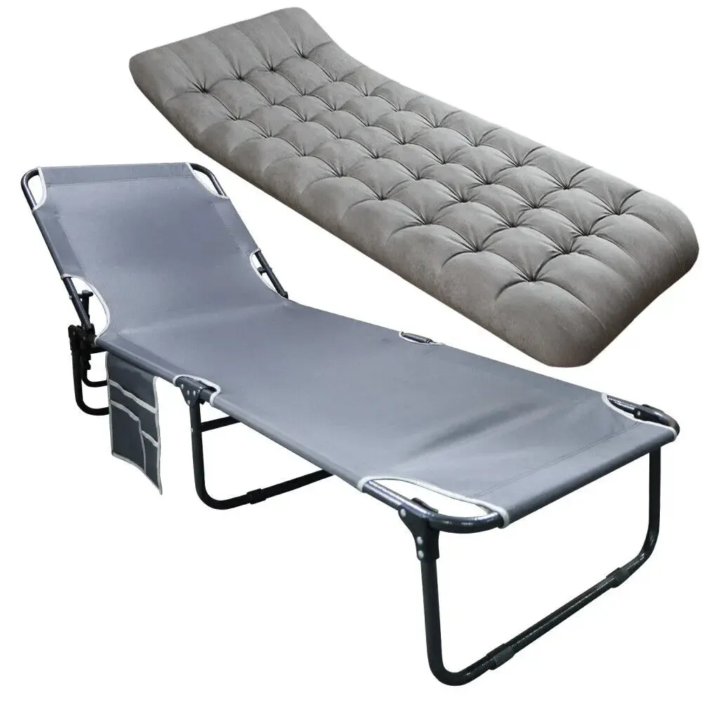 Heavy-Duty Fold Up Cot with Mattress | 400 LBS | 180 kg