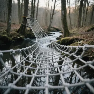 Heavy Duty Hemp Climbing Rope Cargo Net Playground Safety Net Thick 0.31" Climbing Net Antifall Net Kids Tree House Rope Ladder Truck Trailer Fence Netting,6.6x23ft