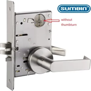 Heavy Duty Modern Mortise Lock Stainless Steel for Classroom Door F05