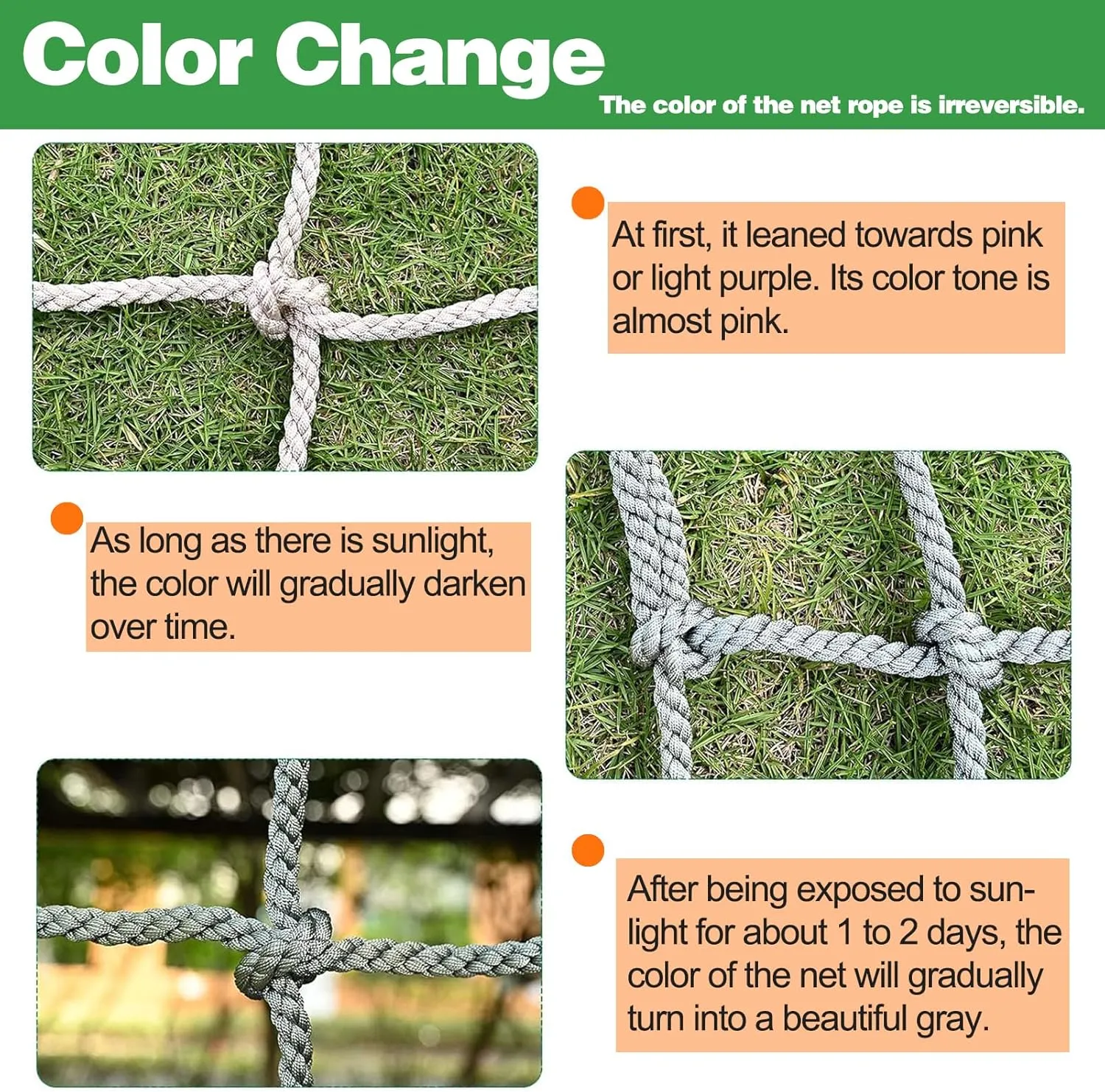 Heavy Duty Net, Rope Climbing Net,Fence Stairs Balcony Railings Garden Playground Protection Playground Play Safety Net Outdoor Climbing Cargo Net(Size:9.8FTx9.8FT)