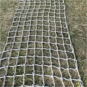 Heavy Duty Net, Rope Climbing Net,Fence Stairs Balcony Railings Garden Playground Protection Playground Play Safety Net Outdoor Climbing Cargo Net(Size:9.8FTx9.8FT)