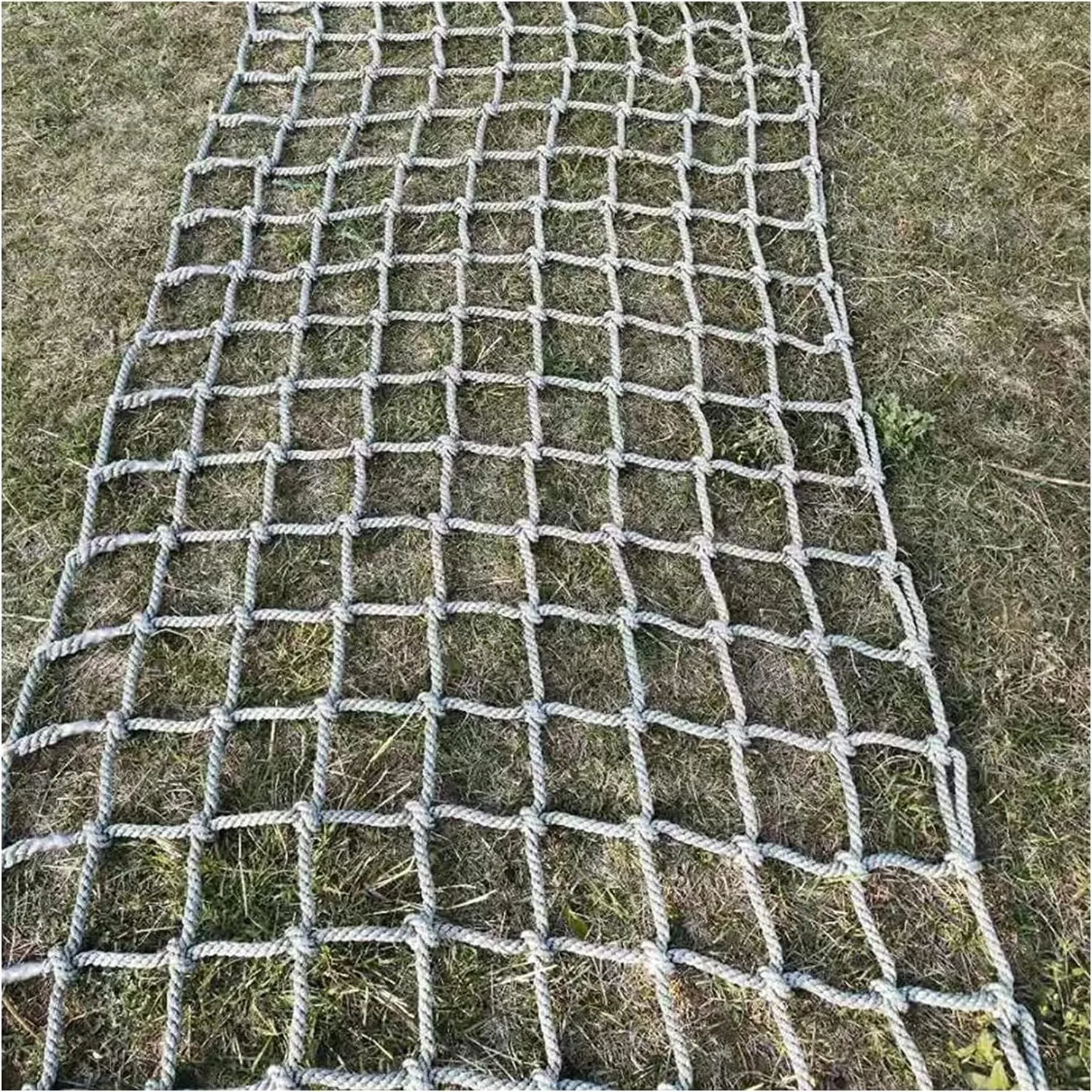 Heavy Duty Net, Rope Climbing Net,Fence Stairs Balcony Railings Garden Playground Protection Playground Play Safety Net Outdoor Climbing Cargo Net(Size:9.8FTx9.8FT)