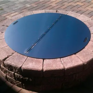 Heavy-Duty Stainless Steel Round Fire Pit Cover