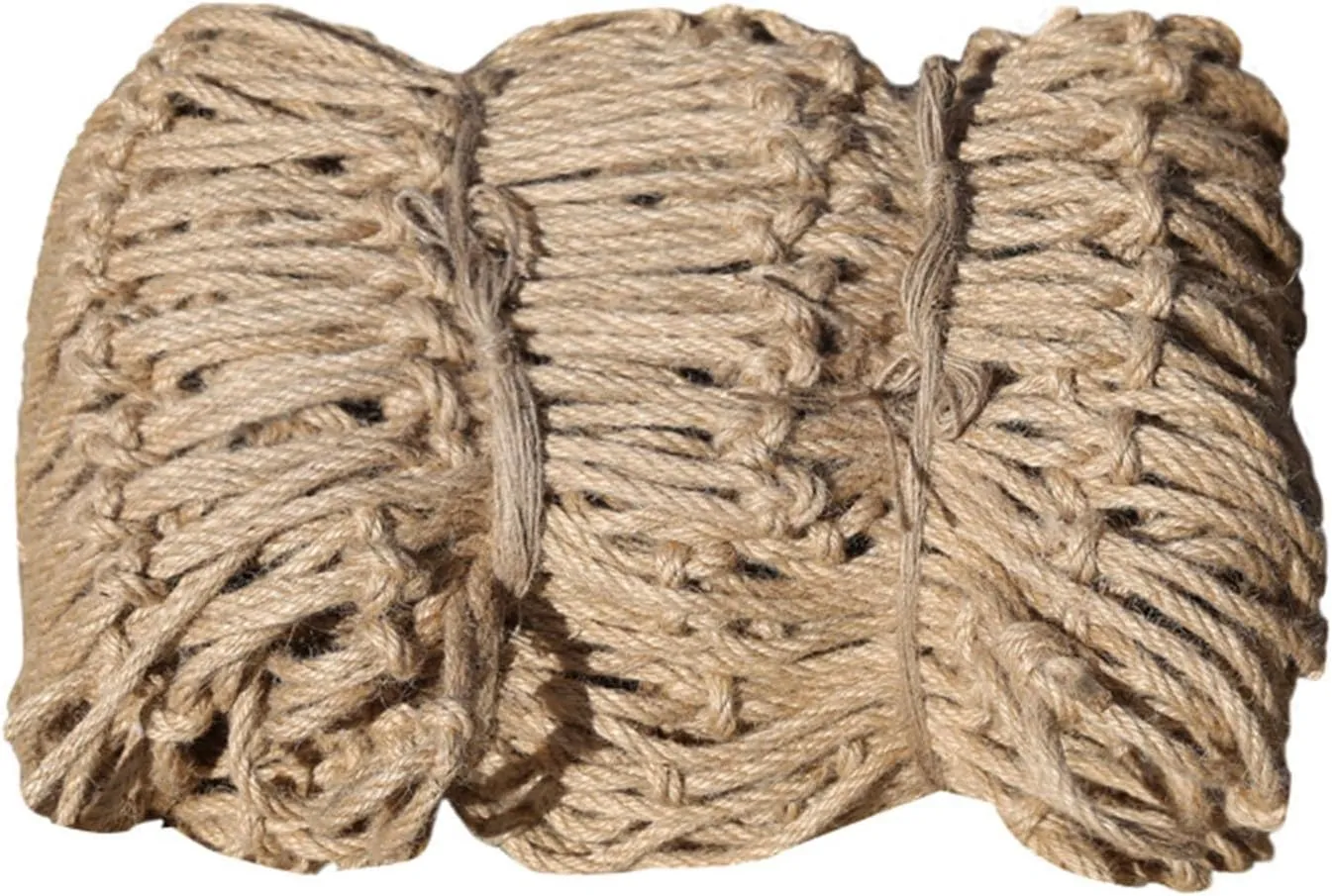 Hemp Rope Playground Protection net 3mm/10cm, Tree House Decoration net, bunk Bed Protection net, Jute Climbing Cargo net, Photo Wall Decoration net,1MX3M(3.3X9.8FT)