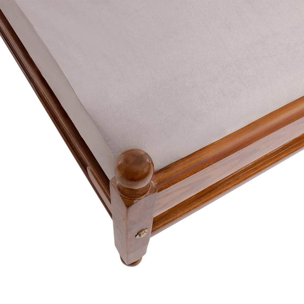Heritage Rex Queen size 5   6.25 Teakwood cot (TI-REX COT 5 6.25)