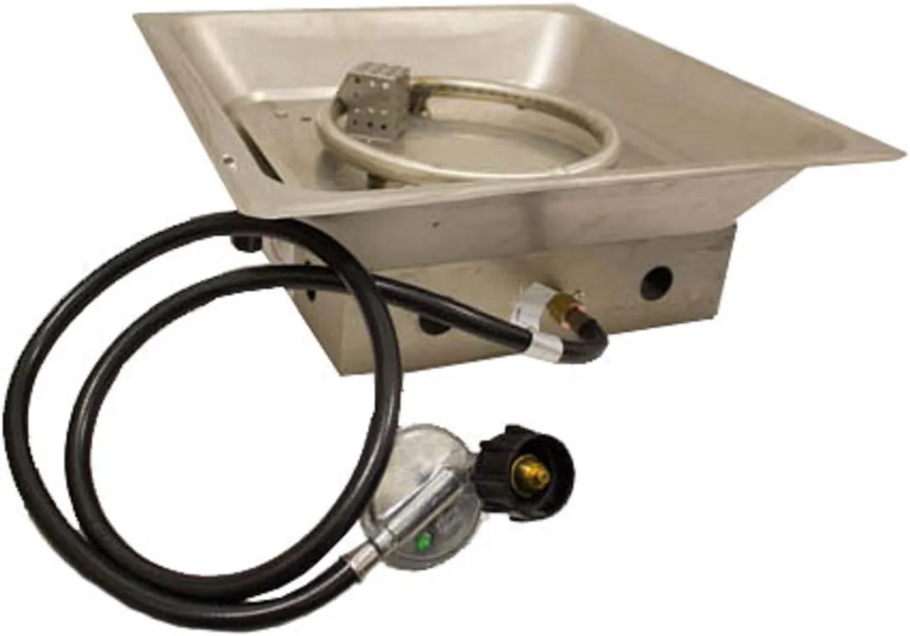 Hiland Burner Fire Pit Burner Replacement DGH and GSF-DGHSS, Fitted, Stainless Steel