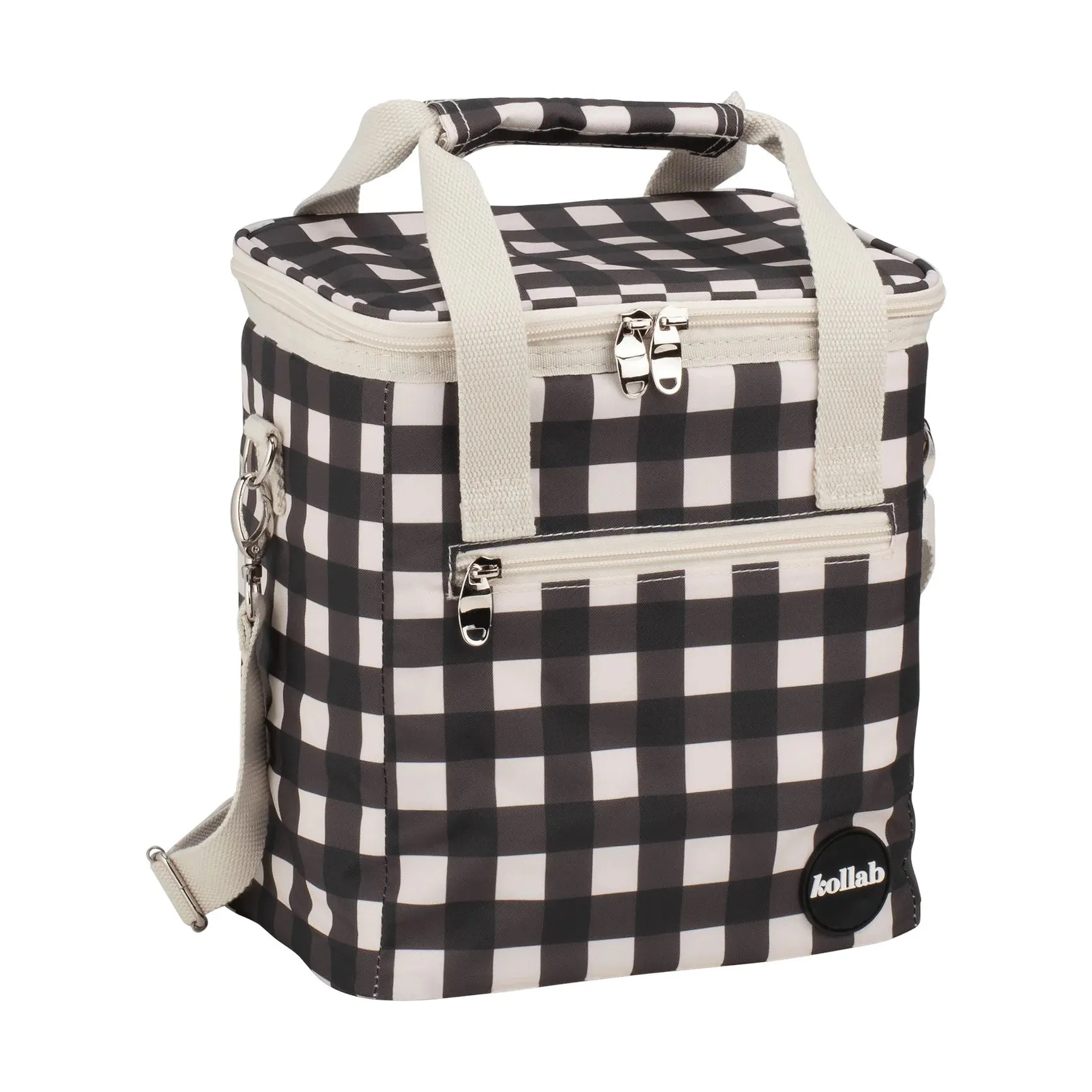 Holiday Mini Cooler | Black Check