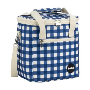 Holiday Mini Cooler | Blue Check
