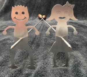 Hot Dog & Marshmallow Camping Fire Roastin Stick (Kid Friendly) Stainless Steel