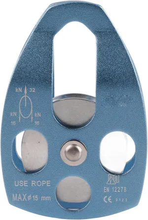 HUONIU Outdoor Climbing KN Rescue Pulley with Swing Plate for High Load Tasks