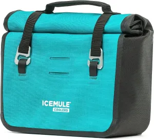 ICEMULE Impulse Cooler - 3-in-1 Bike Handlebar Bag, Cross-Body Tote and Cooler with Carry Handle, Insulated Lunch Bag, Portable, Waterproof, Soft Sided Cooler, 24  Hours Cooling, Fits 3 Cans   Ice