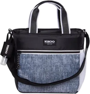 Igloo Urban Zip Gray 9 cans Lunch Bag Cooler, Black