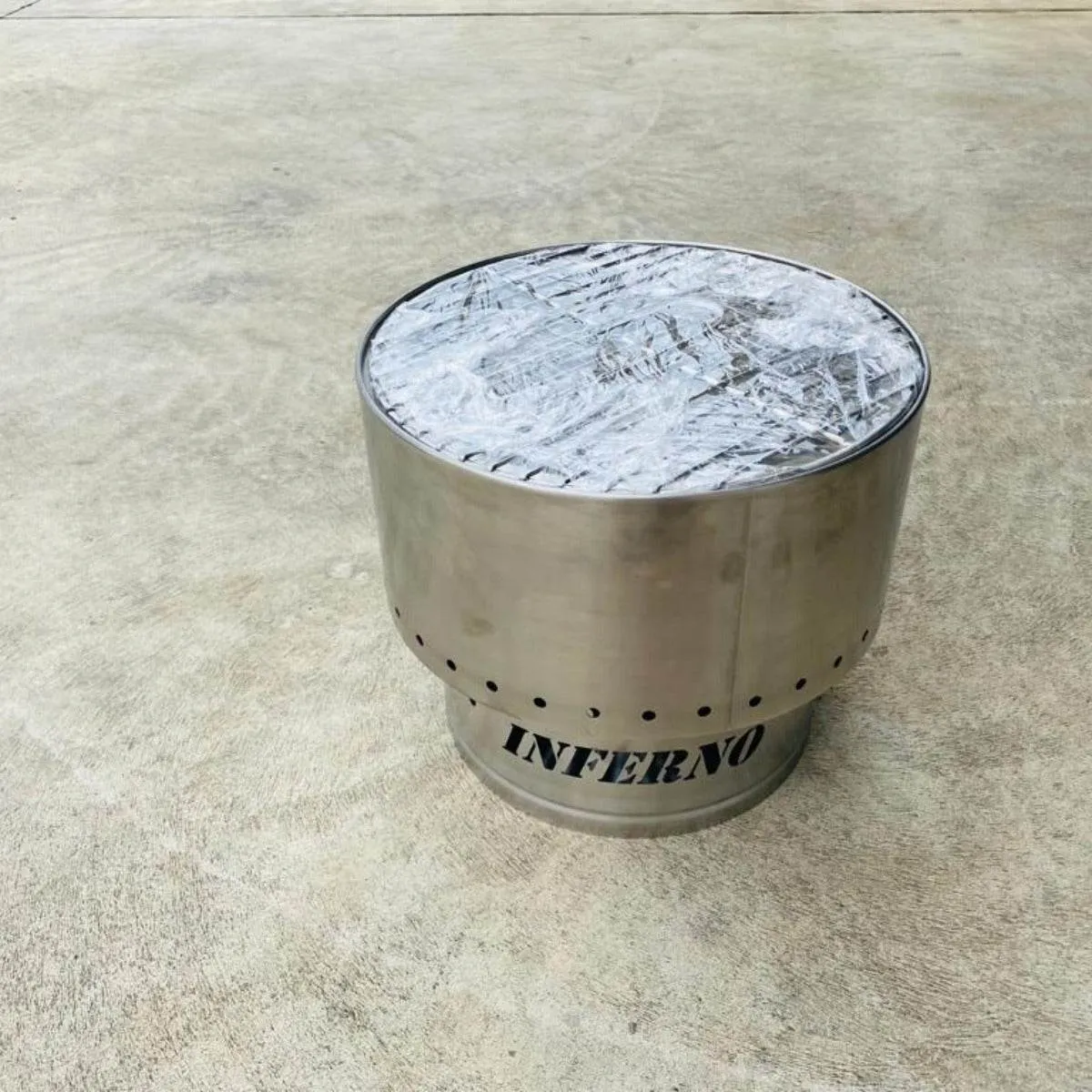 Inferno Smokeless Stainless Steel Fire Pit & Grill - Small