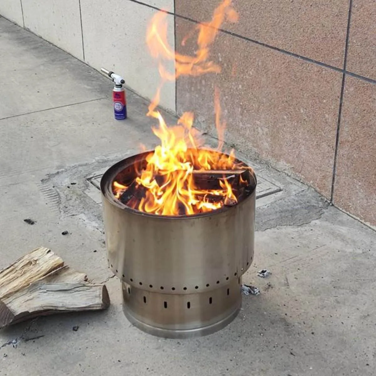 Inferno Smokeless Stainless Steel Fire Pit & Grill - Small