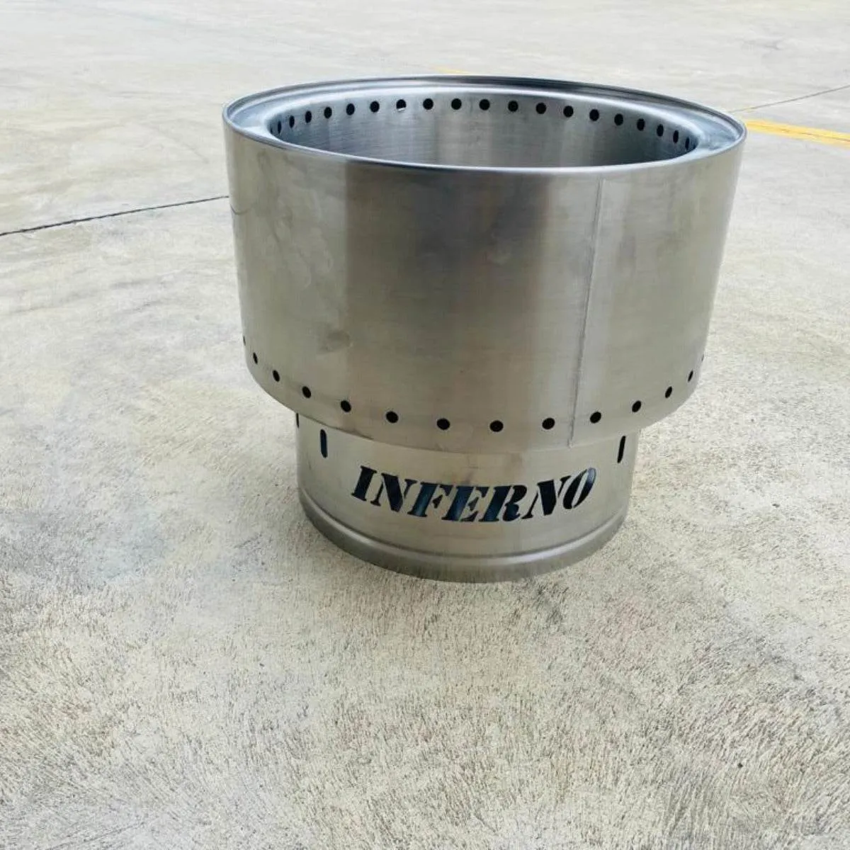 Inferno Smokeless Stainless Steel Fire Pit & Grill - Small