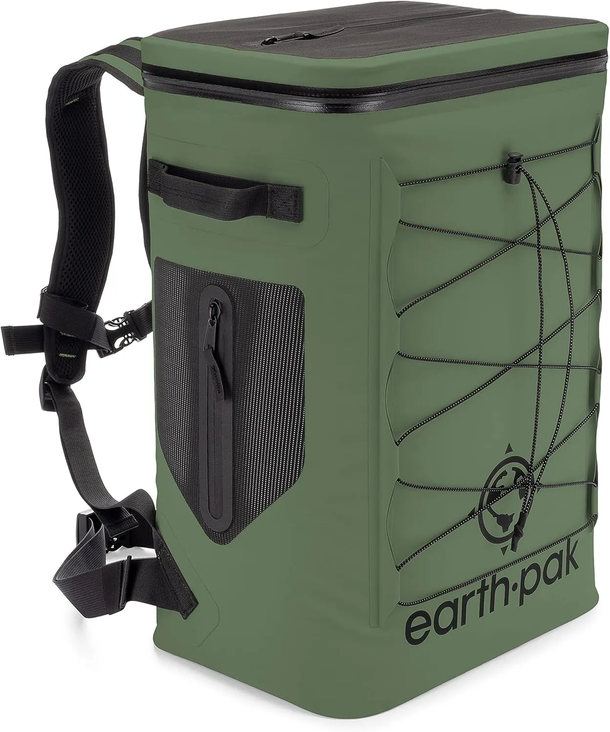 Insulated Backpack Cooler Holds 24 or 35 Cans for 72 Hours - Perfect Lunch or Drink Bag for Camping, Hiking, Fishing, Kayaking, Sports, or Beach - 100% Waterproof Heavy Duty Construction by Earth Pak