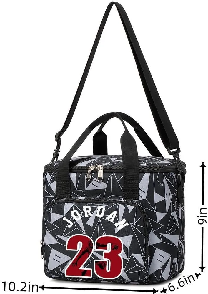 Insulated Lunch Bag, Large Lunch Cooler, Unisex Lunch Box For Work, Picnic, Camping And Traveling (Gray -1)