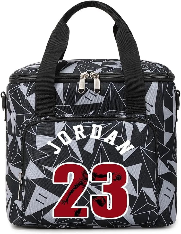 Insulated Lunch Bag, Large Lunch Cooler, Unisex Lunch Box For Work, Picnic, Camping And Traveling (Gray -1)