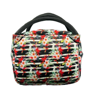 Insulated Square Cooler Bag - Floral Stripes