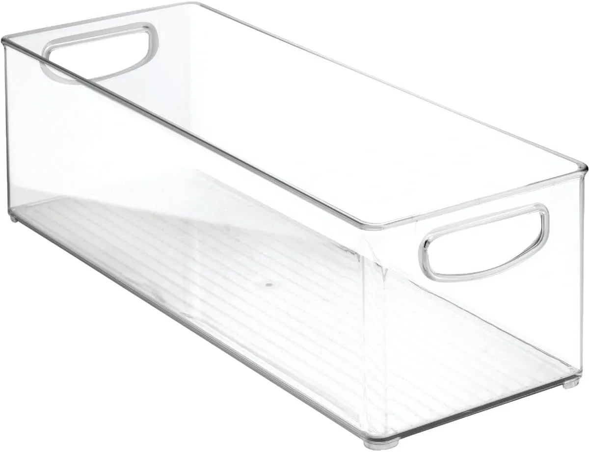 InterDesign 6 in. H x 5 in. W x 16 in. D Stackable Storage Bin