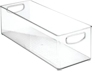 InterDesign 6 in. H x 5 in. W x 16 in. D Stackable Storage Bin