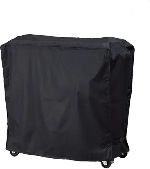 J&C 35x20x34in Cooler Cart Cover-Black Waterproof UV Resistant Patio Rolling Cooler for Most of 80 QT Patio Ice Chest Party