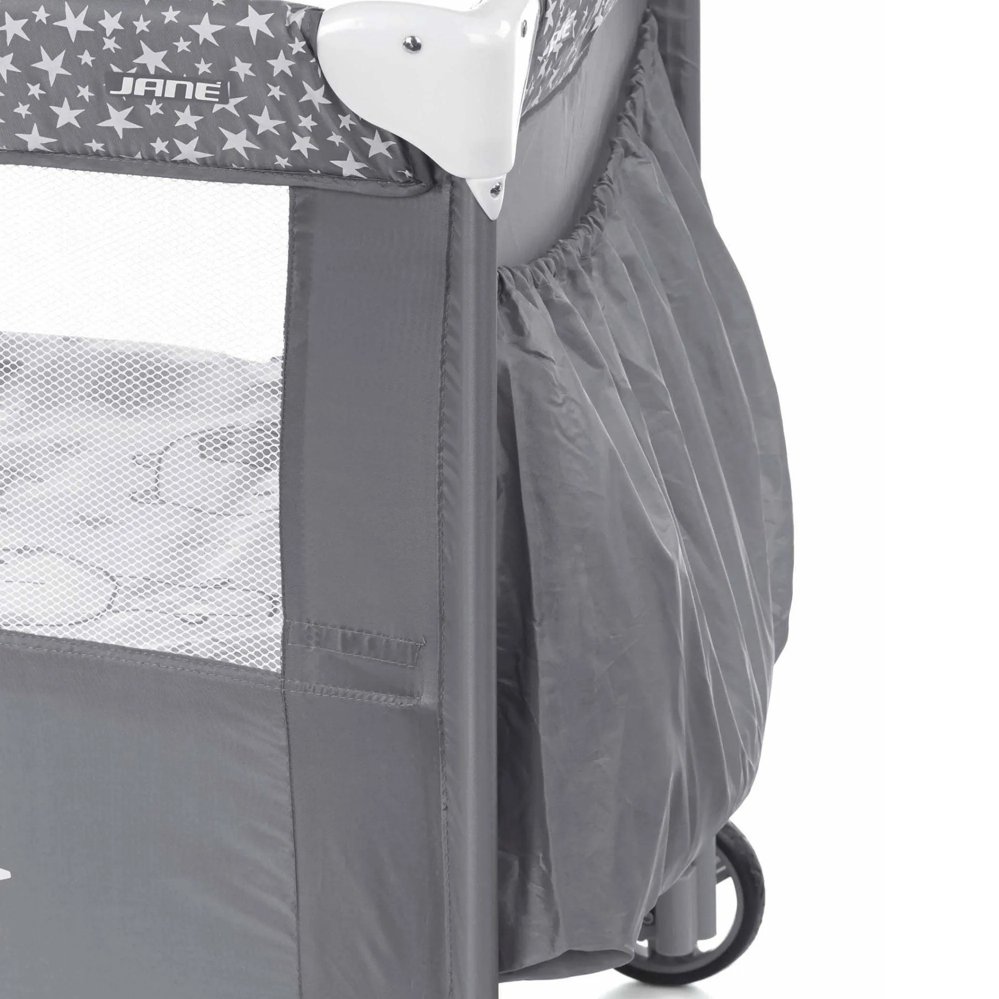 Jane Duo Level Travel Cot and Toy Bar