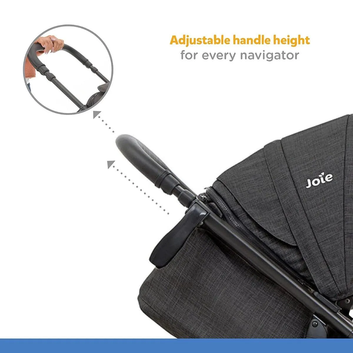 Joie Mytrax Flex Pavement Baby Pram - Baby Stroller for Ages 0-4 Years