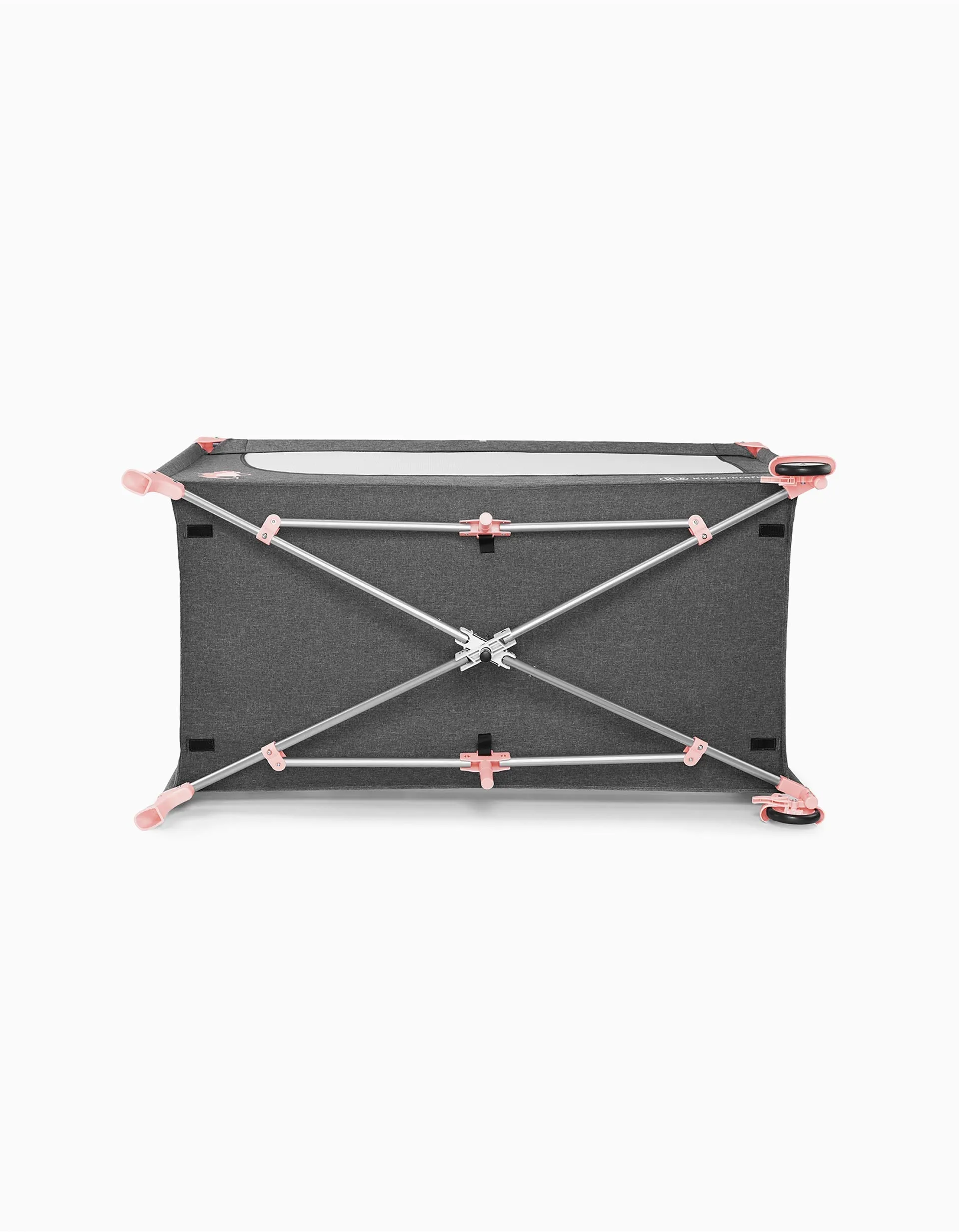 Joy Travel Cot with Accessories by Kinderkraft, Pink