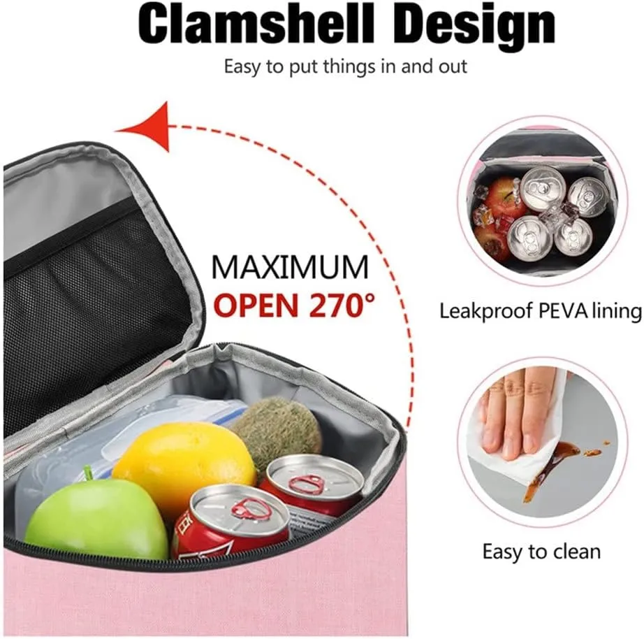 JSEIAJB Lunch Bag Insulation Fresh Fruit Beverage Cooler Bag Oxford Cloth Portable Shoulder Picnic Ice Bag
