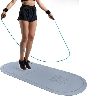 Jump Rope Mat Outdoor Exercise Mat Larger Non-Slip,Workout for Home Gym Flooring, Jump Rope Pad for Indoor(50in*24in)
