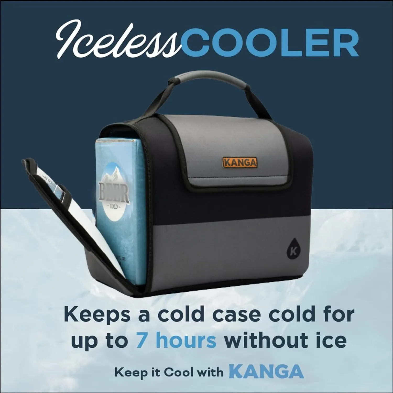 Kanga Insulated Cooler Bag - Soft Cooler Bag - Can Beer and Seltzer Drink Cooler - Insulated and Durability Tested - Kanga Kase Mate